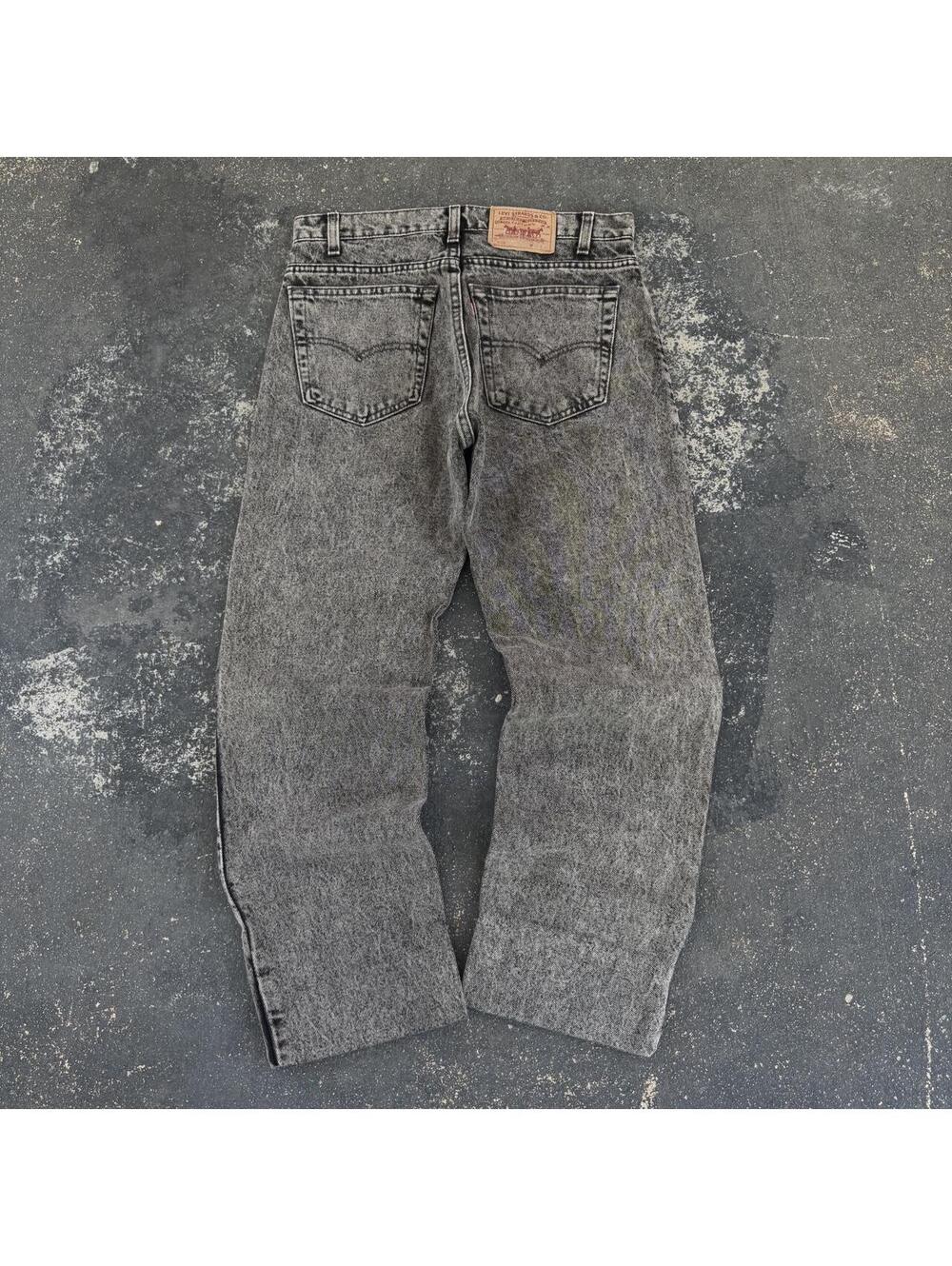 Vintage 90’s Black Acid Wash Levi’s 505 Jeans